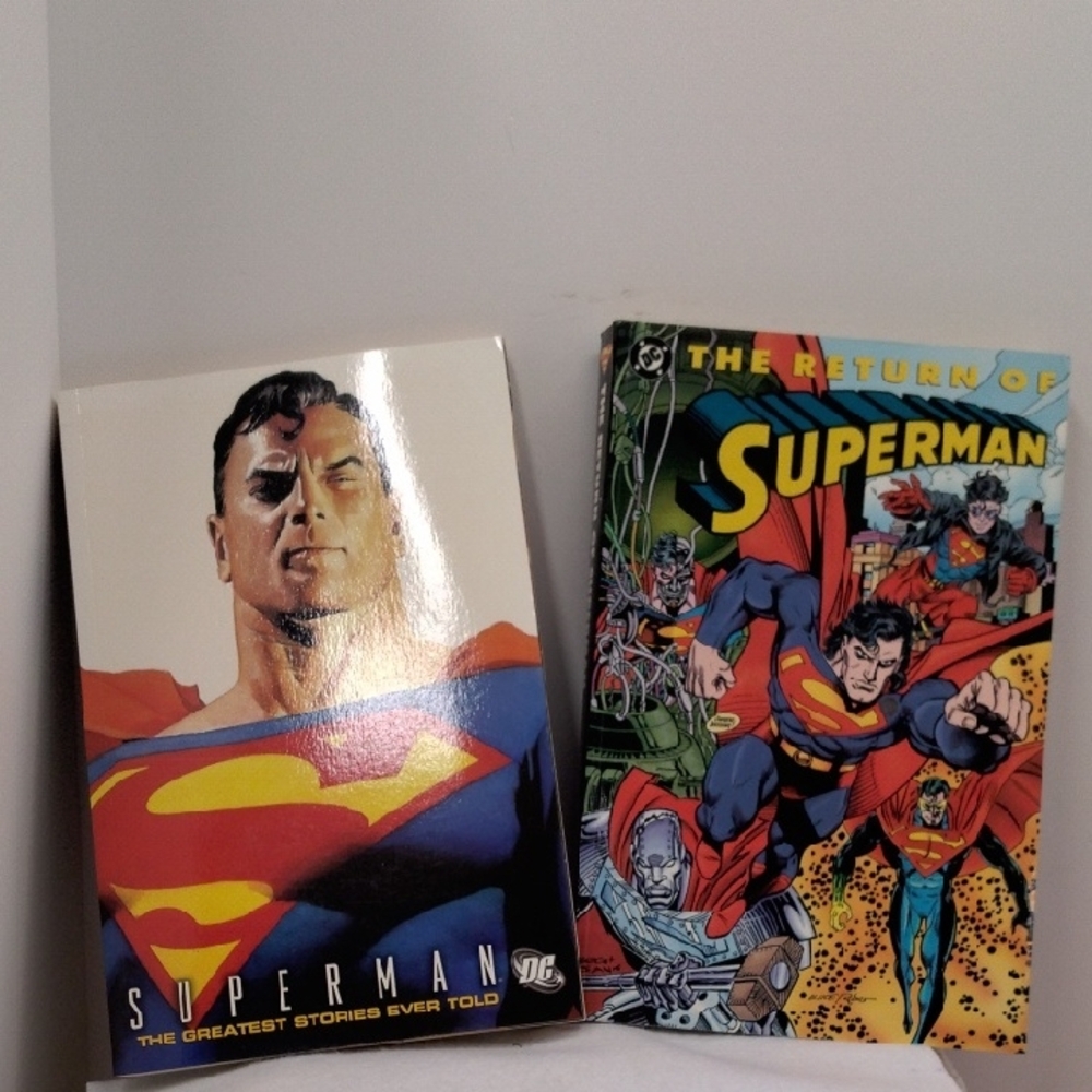 DC Comics Superman Graphic Novels - Red, Blue, Yellow